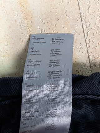Navy Blue Jeans With Belt