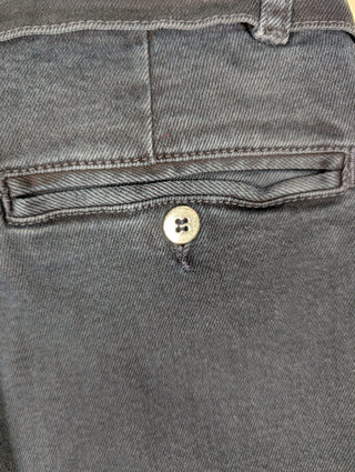 Navy Blue Jeans With Belt