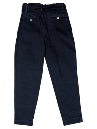 Navy Blue Jeans With Belt