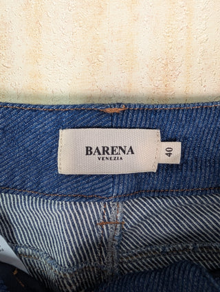 Blue Jeans With Cropped Ends