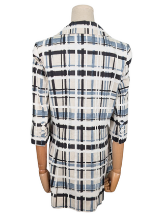 Checkered Blazer With 2 Buttons