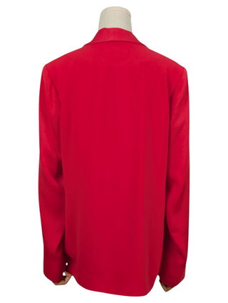 Red Blazer With Magnetic Buttons