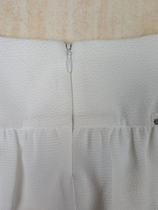 White Double Layered Skirt