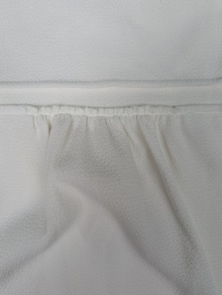 White V-Neck Top