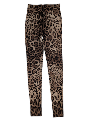 Brown Leopard Print Leggings