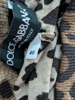 Brown Leopard Print Leggings