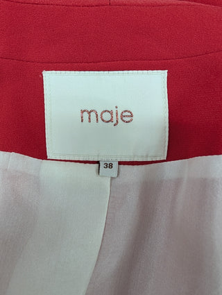 Red Blazer With Magnetic Buttons