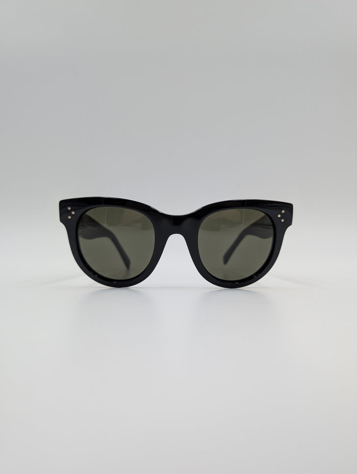 Blackcaty Sunglasses With Iconic 3-DOT Rivet