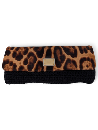 Leopard Print East West Bag