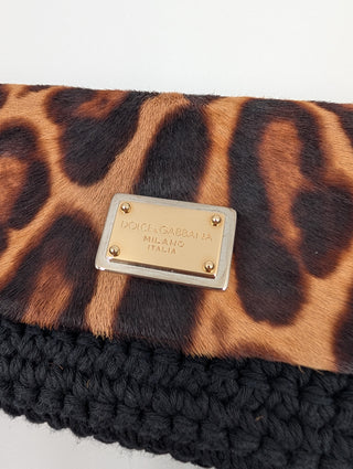 Leopard Print East West Bag