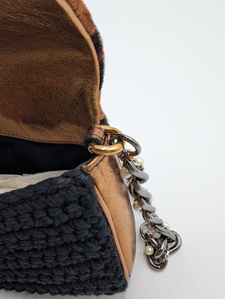 Leopard Print East West Bag