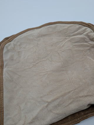 Brown Corduroy Matrix Satchel