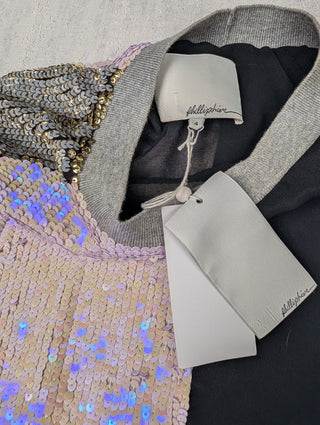 Multi-Color Sequined Short Top