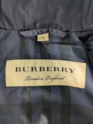 Navy Blue Wind Jacket With Foldable Hood