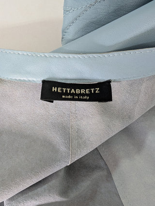 Light Blue Leather Jacket