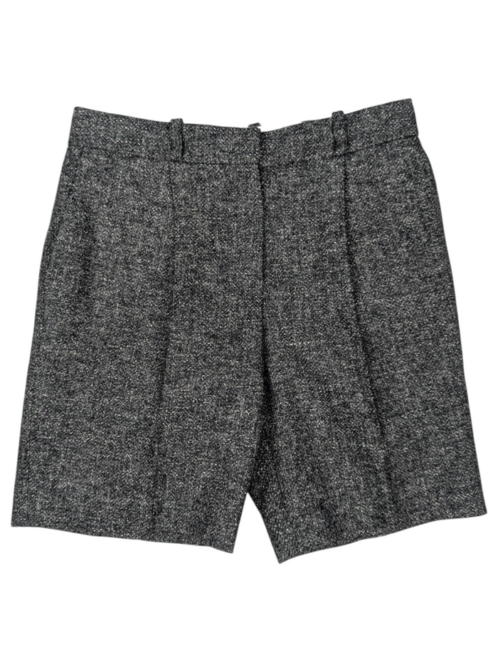 Charcoal Grey Wool Bermuda Shorts