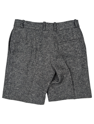 Charcoal Grey Wool Bermuda Shorts