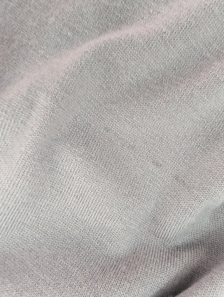 Heather Grey Wool Dress With Two Front Pockets