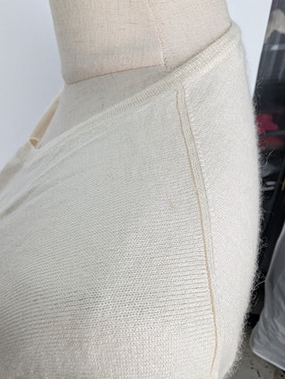 Cream Cashmere Twin Set Cardigan