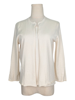 Cream Cashmere Twin Set Cardigan