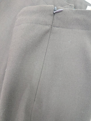 Brown Wool Wide Pants