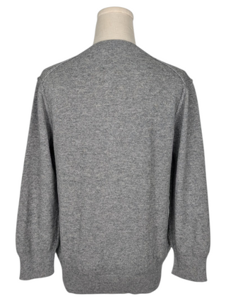 Grey V-Neck Sweater