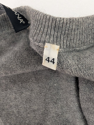 Grey V-Neck Sweater