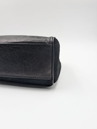 Black Leather Miss Sicily Bag