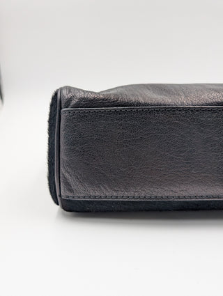Black Leather Miss Sicily Bag