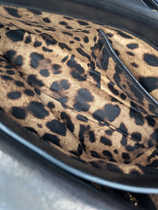 Black Leather Miss Sicily Bag