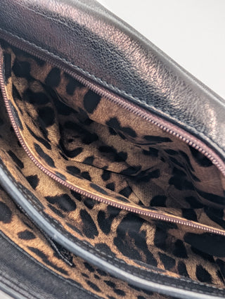 Black Leather Miss Sicily Bag