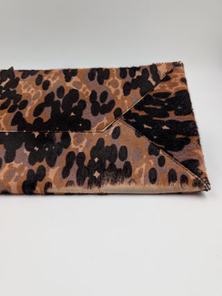 Leather Leopard Tote Bag