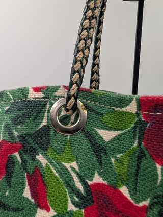 Floral Canvas Tote