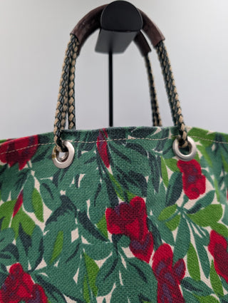 Floral Canvas Tote