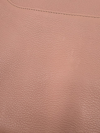 Pink Leather Antigona Envelope Clutch