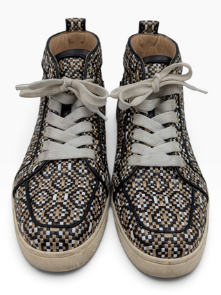 Multicolor Woven Leather Rantus Orlato High Top Sneakers