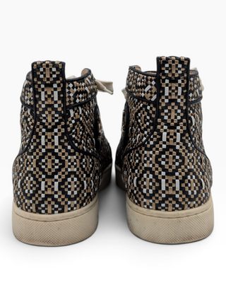 Multicolor Woven Leather Rantus Orlato High Top Sneakers