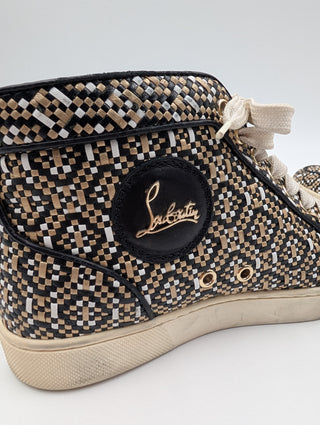 Multicolor Woven Leather Rantus Orlato High Top Sneakers