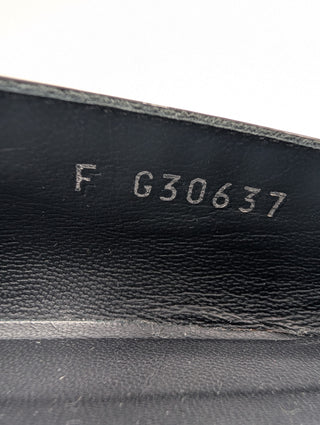 Black Patent Leather Pearl CC Loafers
