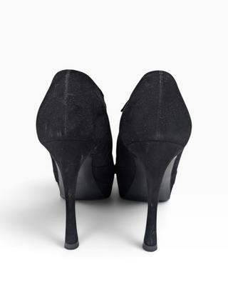 Black Suede Pumps