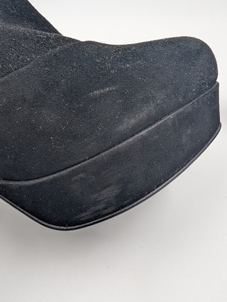 Black Suede Pumps