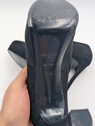 Black Suede Pumps