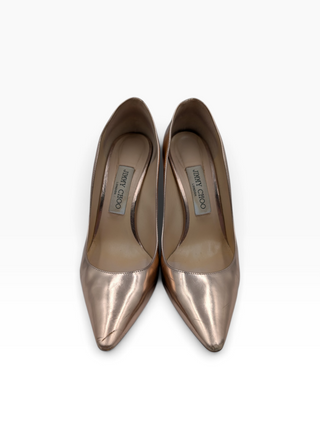 Pink Metallic Romy Pumps