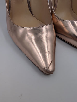 Pink Metallic Romy Pumps