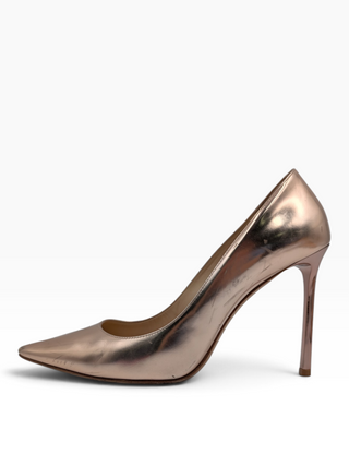 Pink Metallic Romy Pumps