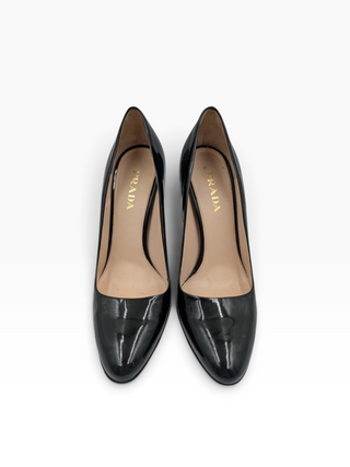 Black Patent Leather Heels