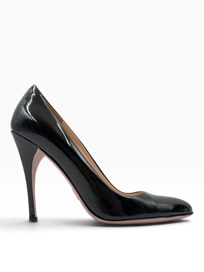 Black Patent Leather Heels