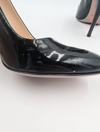 Black Patent Leather Heels