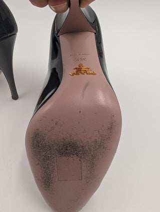 Black Patent Leather Heels
