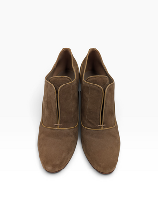 Brown Suede Booties